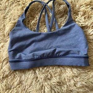 lululemon athletica Heathered Blue Sports Bra